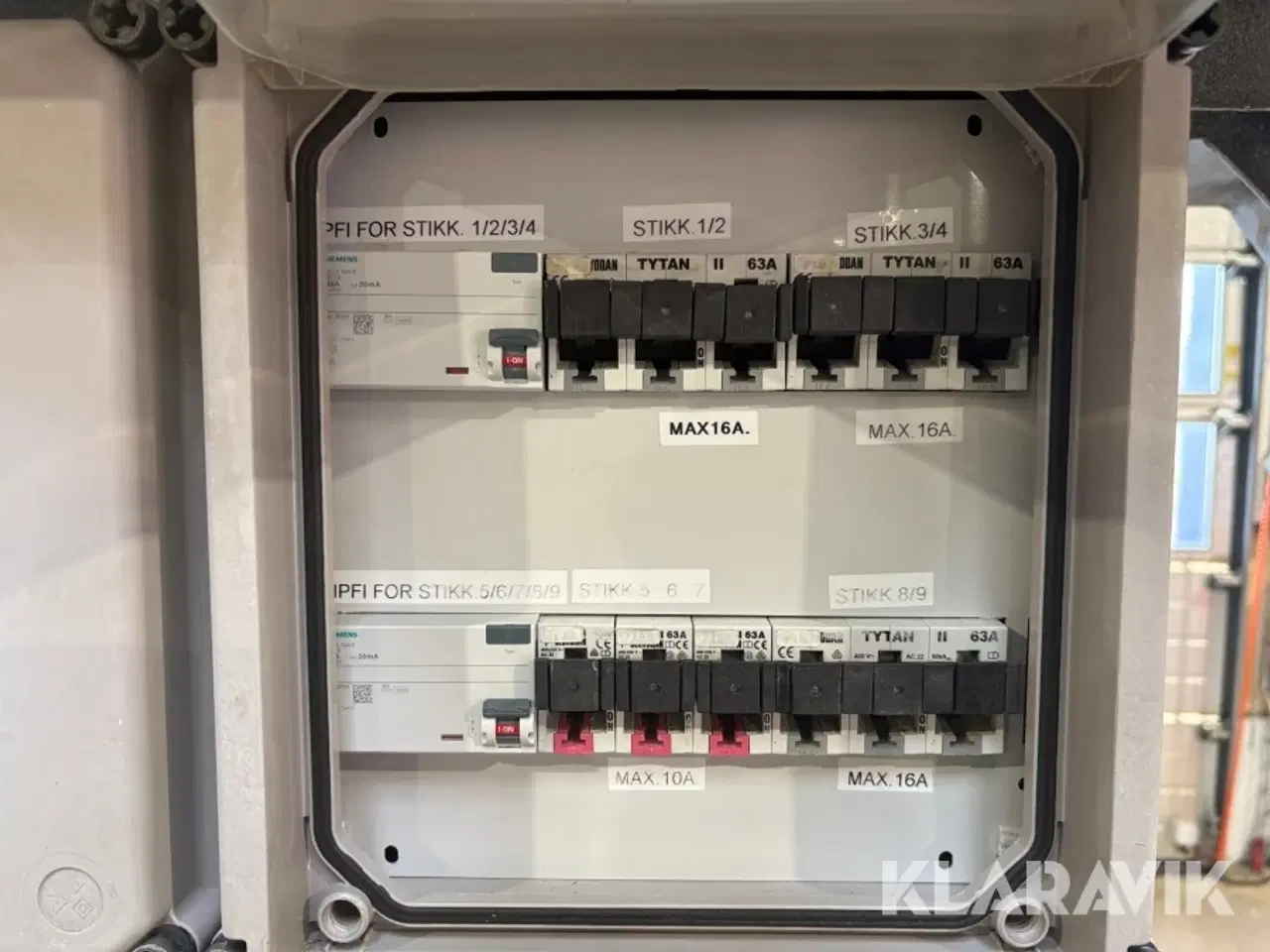 Billede 10 - Byggestrømstavle Hans Jørgensen & Søn H225 A-021 400V/225A/50Hz ac