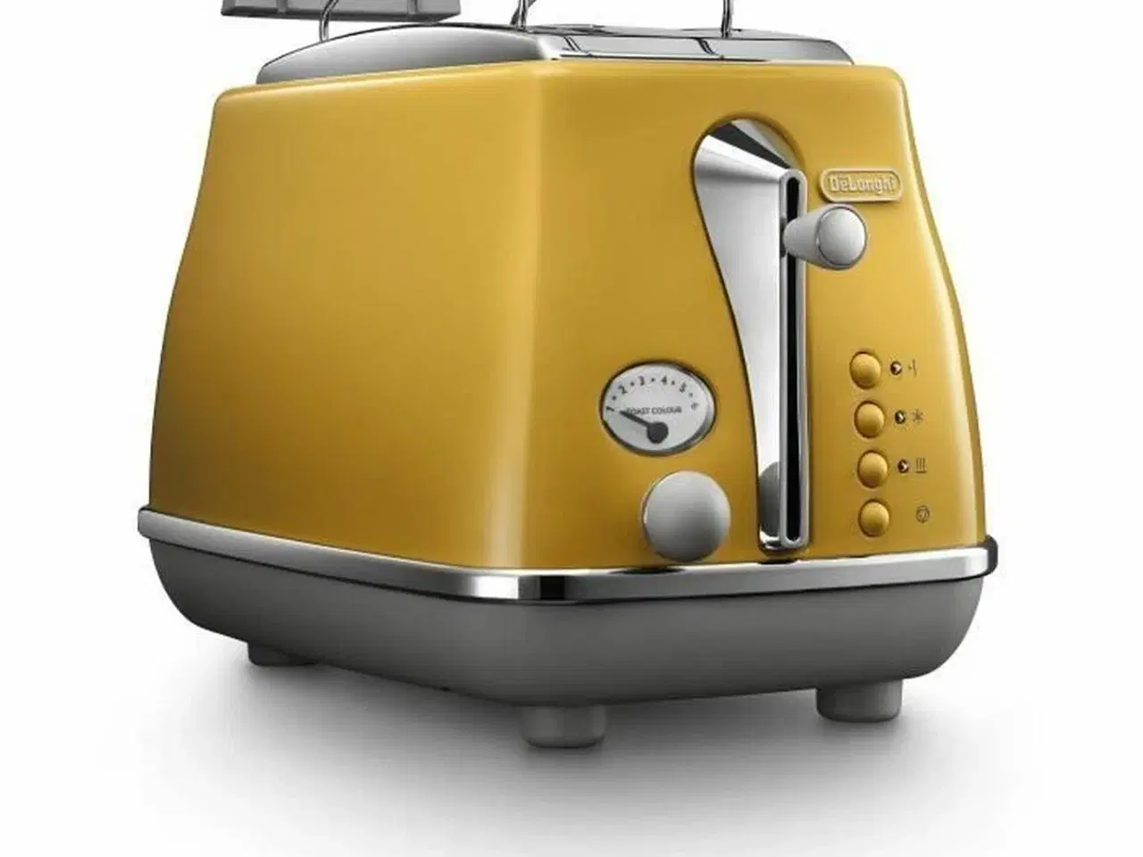 Billede 6 - DeLonghi Icona Capitals brødrister 900 W - gul, 2 skiver