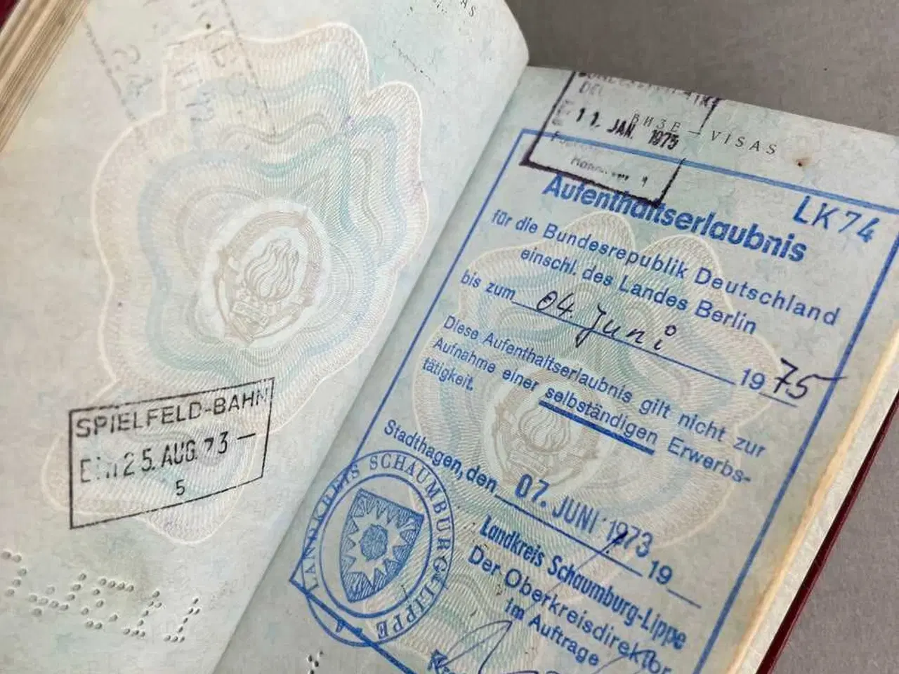 Billede 14 - Østtysk DDR Jugoslavisk Pas