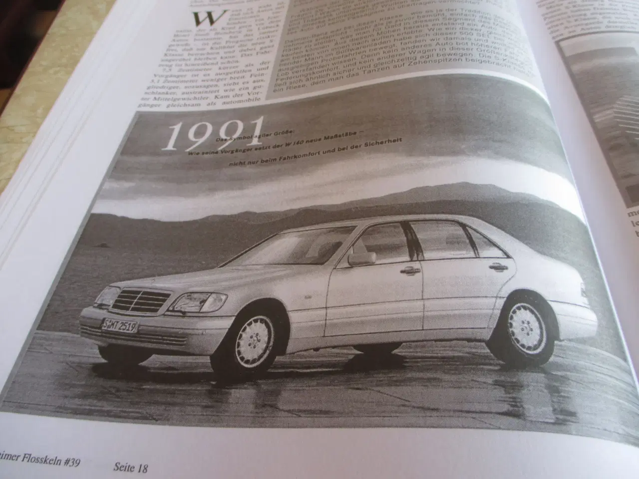 Billede 9 - Bog   Mercedes  gamle modeller  