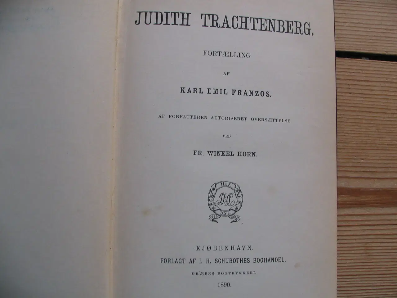Billede 3 - Judith Trachtenberg - Fortælling, fra 1890