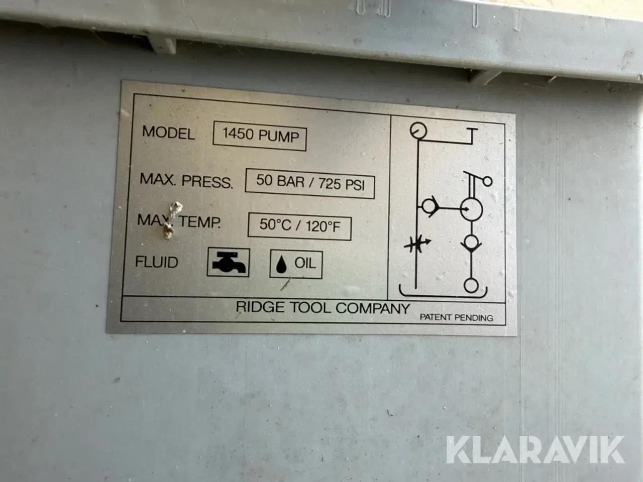 Billede 6 - Trykspand Ridgid 1450