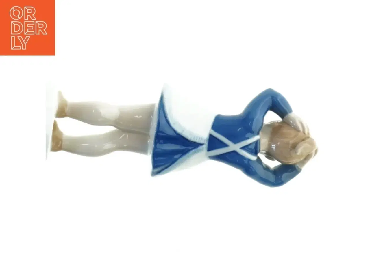 Billede 3 - Porcelænsfigur af pige fra B&G (str. 19x6 cm)