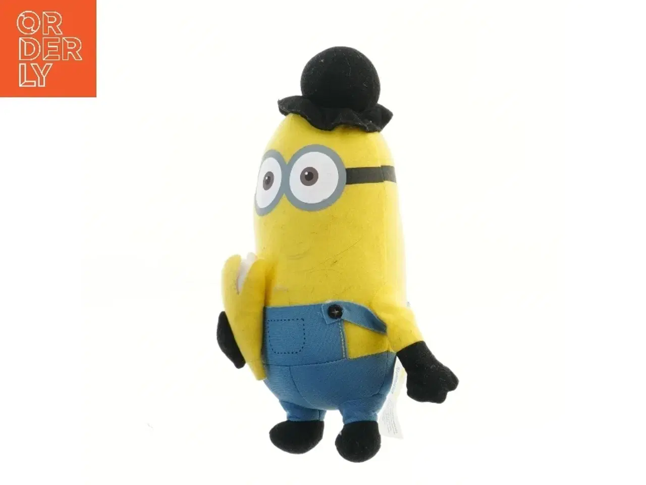 Billede 1 - Minion tøjdyr med hat og banan (str. 30 cm)
