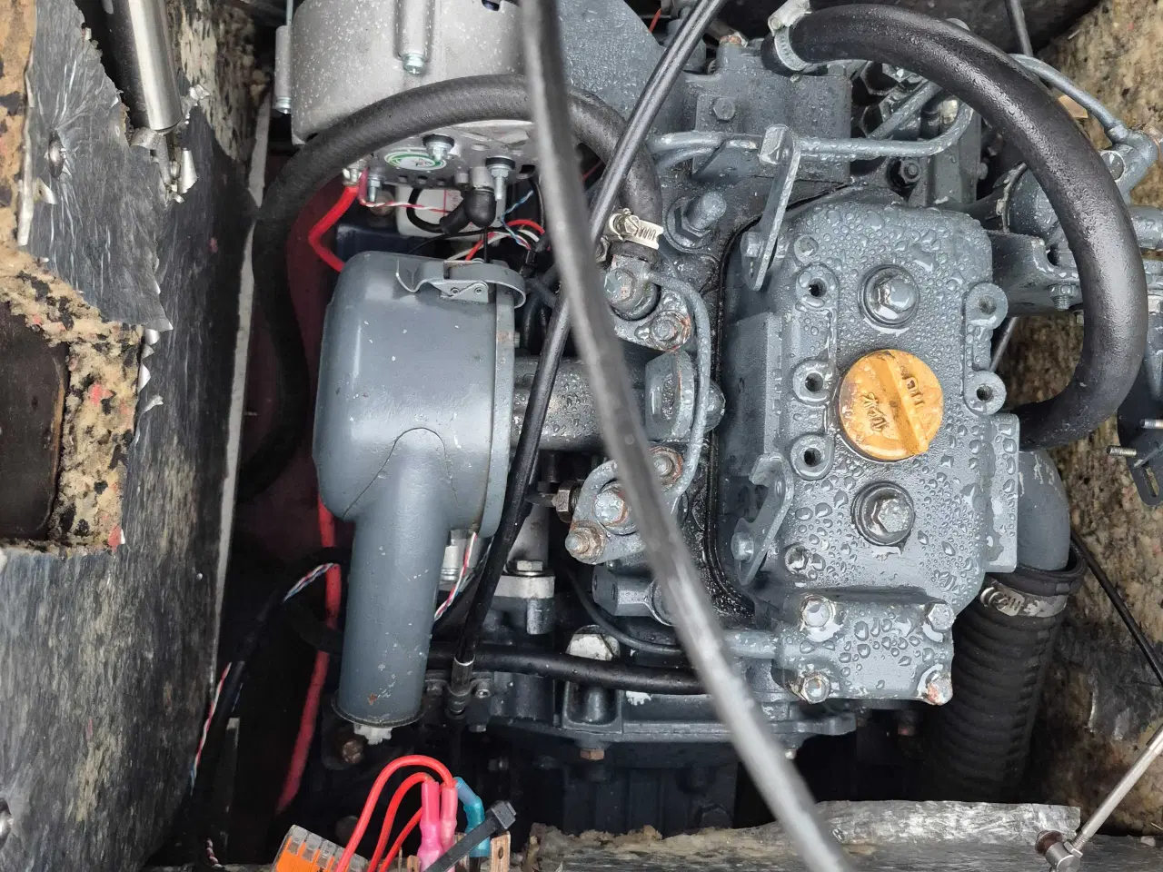 Billede 5 - Limfjords jolle 18 fod Yanmar. Med dam