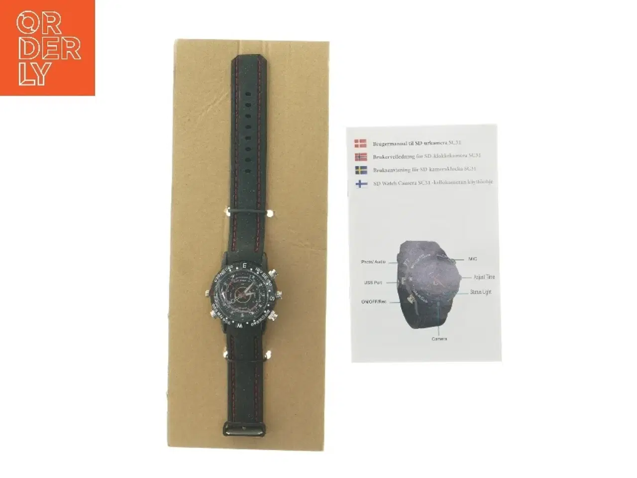 Billede 1 - Ur med skjult kamera (str. 14 mm)