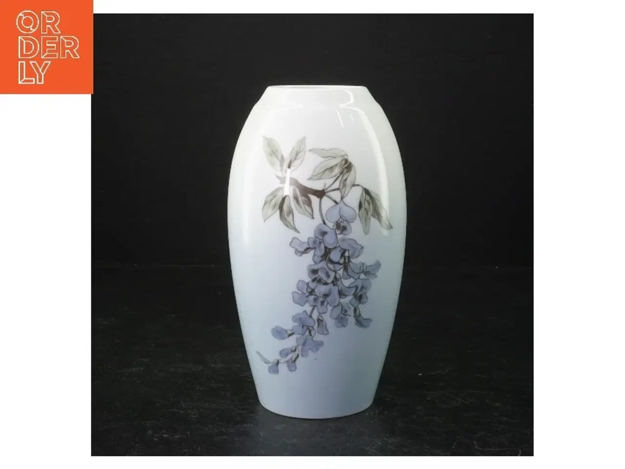 Billede 1 - Porcelænsvase med blåregn fra B&G