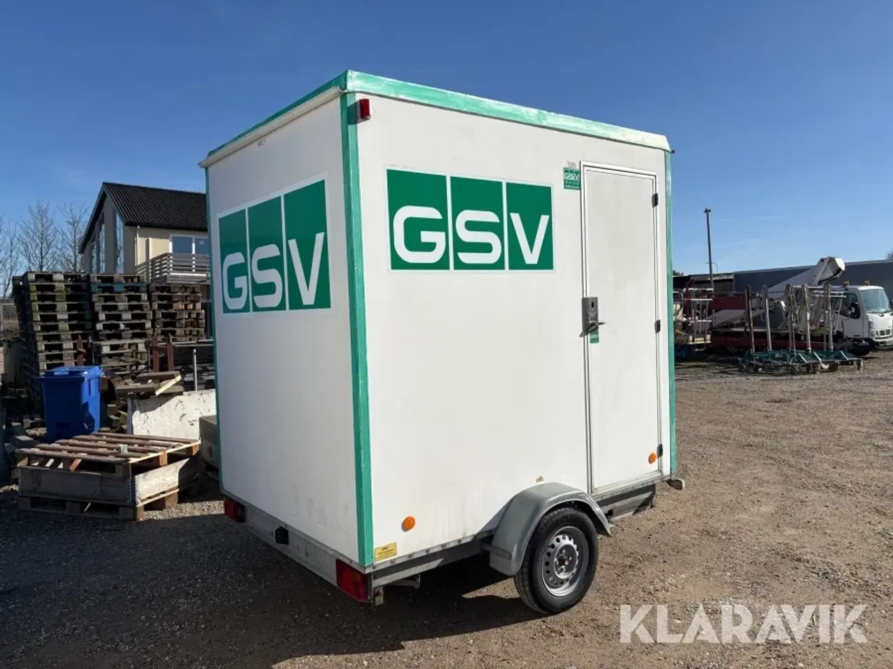 Billede 3 - Badmobil 1 rum med afløb Ø110 Scanvogn 750