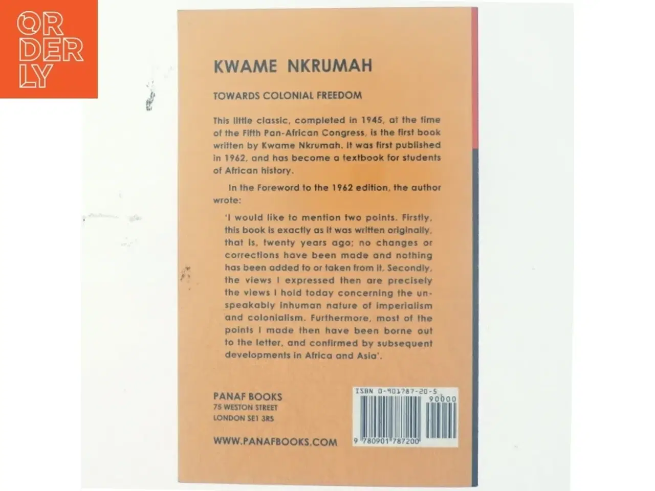 Billede 3 - Towards Colonial Freedom af Kwame Nkrumah (Bog)