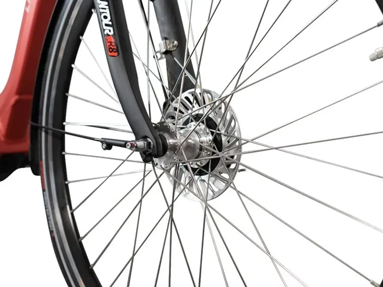 Billede 5 - Lindebjerg 28'' Elcykel Center Extreme - 17,4Ah/626Wh - Mat rød