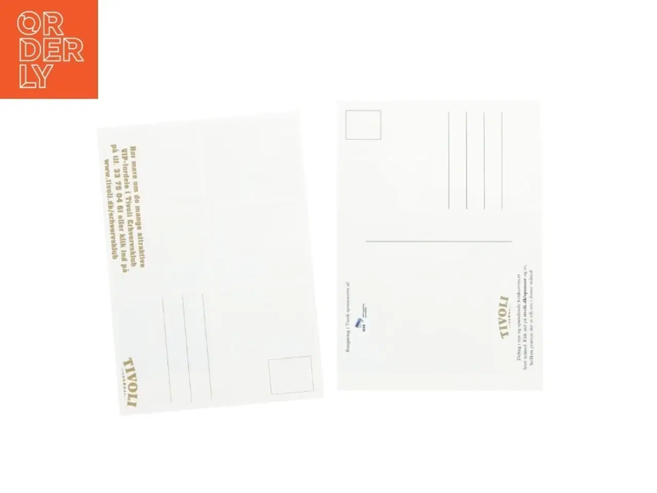 Billede 2 - Tivoli postkort fra Tivoli (str. 2 stk 15x10,5 cm)