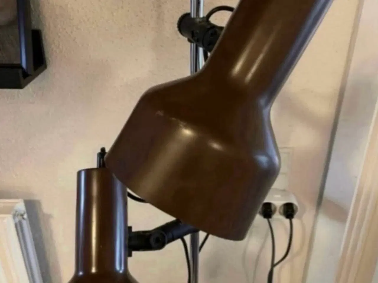 Billede 4 - Brun retro standerlampe