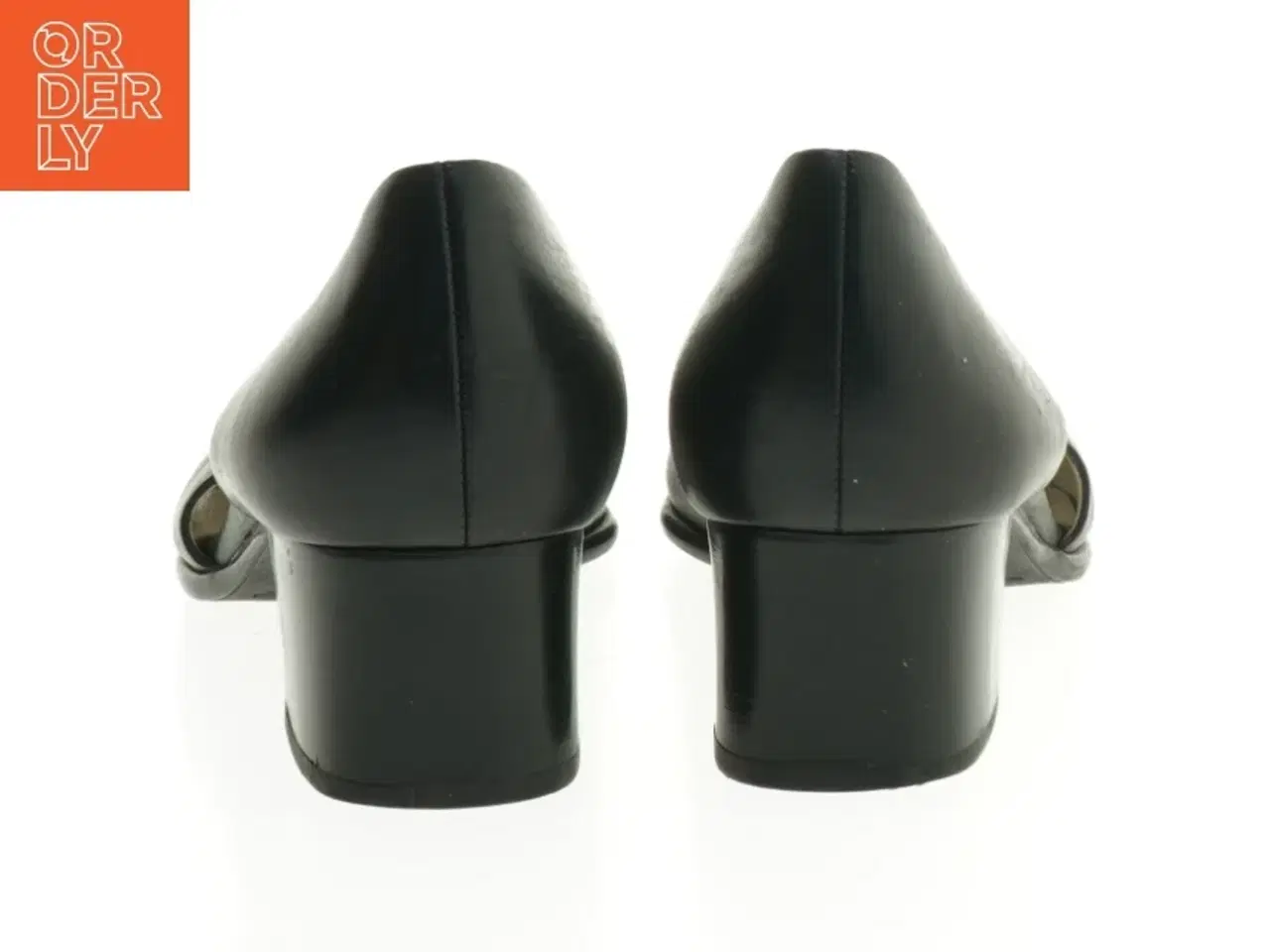 Billede 2 - Sorte peep toe sko i størrelse 37 fra Gabor (str. 37 )