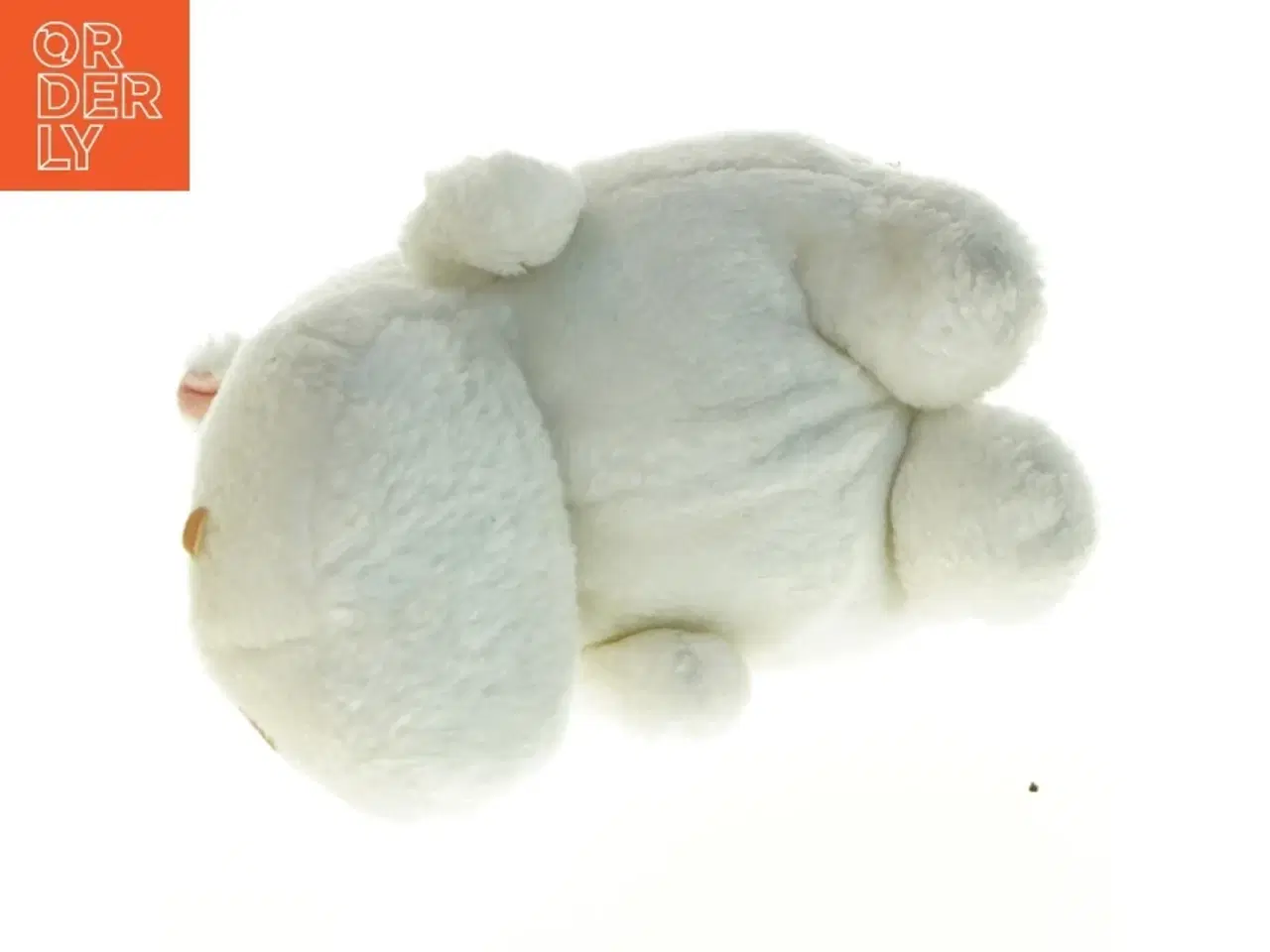 Billede 3 - Hvid bamse (str. 20 x 11 cm)