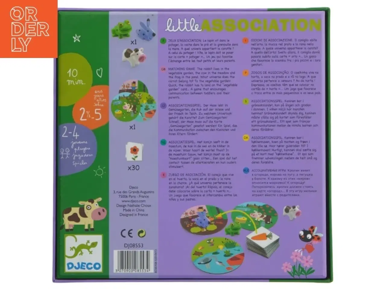 Billede 4 - Little Association brætspil fra Djeco (str. 21x21 cm)