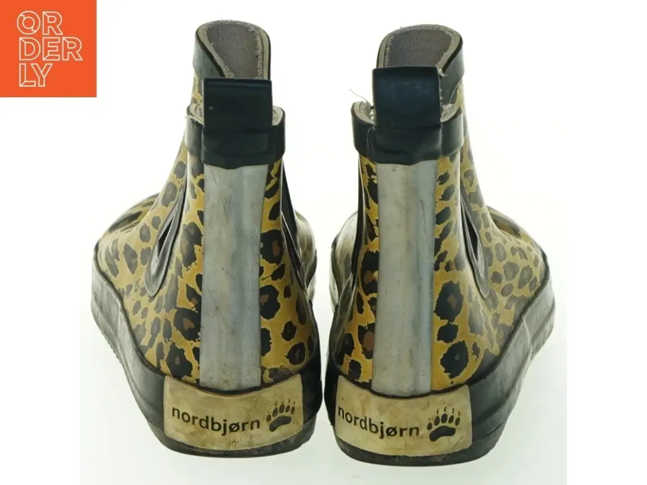 Billede 2 - Leopardmønstrede gummistøvler til børn fra Nordbjørn (str. 28 )
