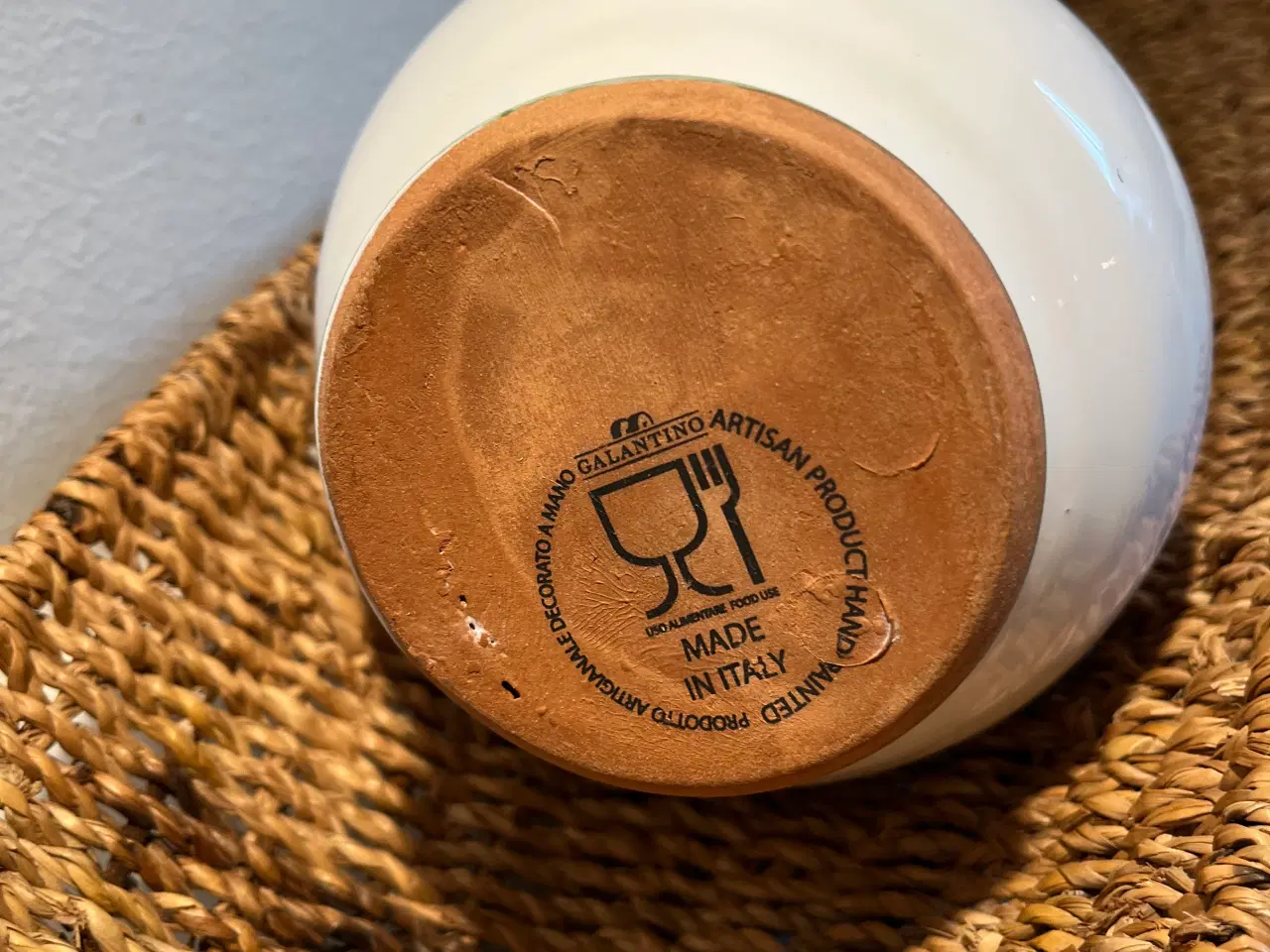 Billede 2 - Frantoio Galantino keramikkrukke med olivenolie