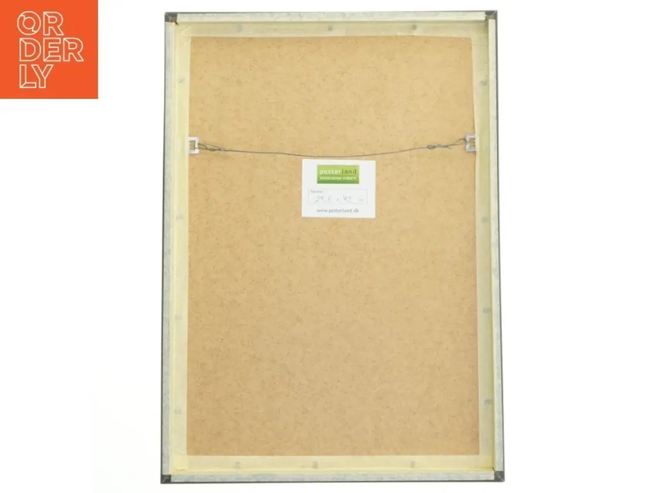 Billede 2 - Billederamme med træmotiv fra Posterland (str. 32x44 cm)
