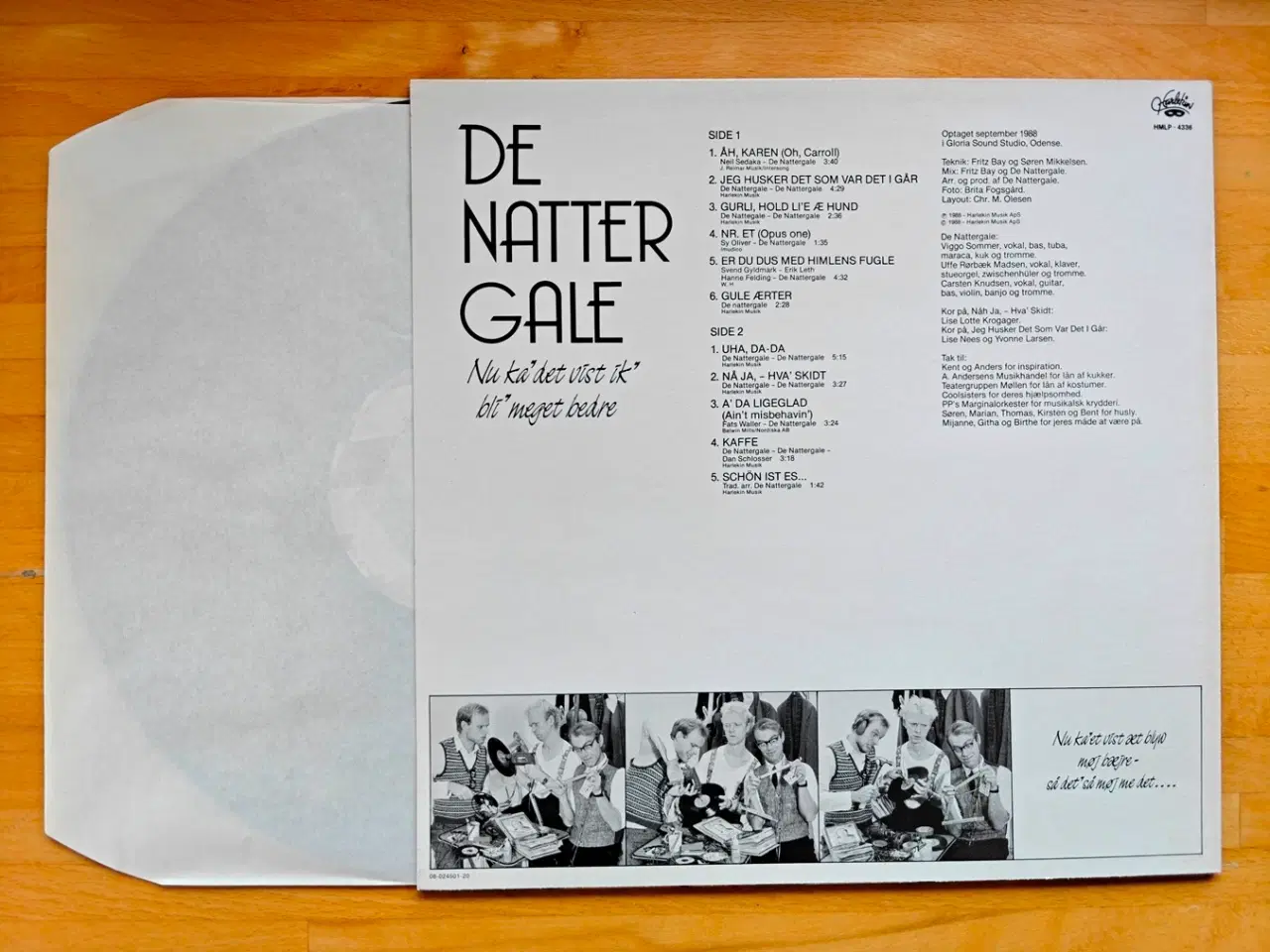 Billede 2 - LP, De Nattergale – Nu Ka' Det Vist Ik' Bli' Meget