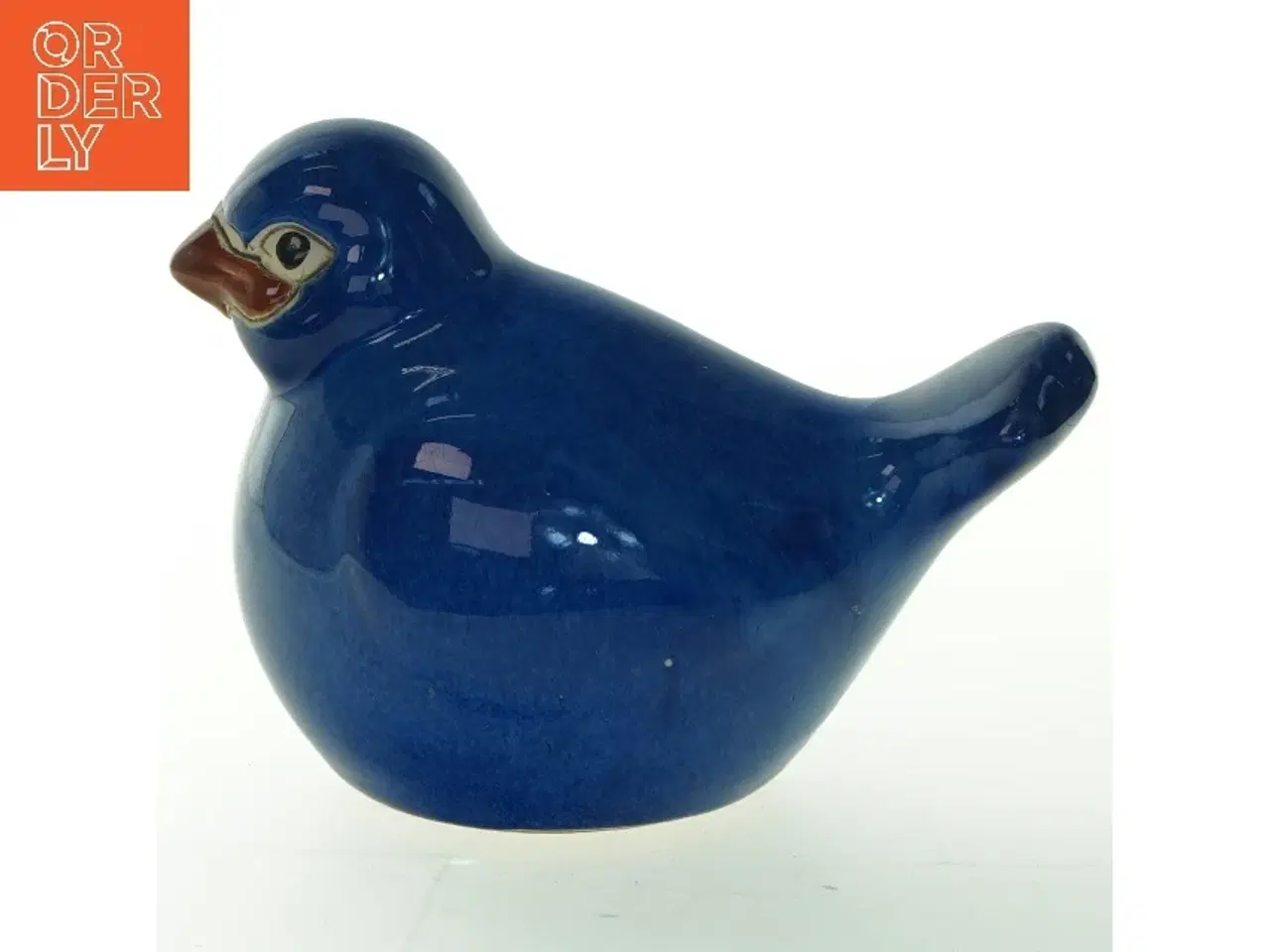 Billede 2 - Keramiske blå fugle (str. 20x13 cm)