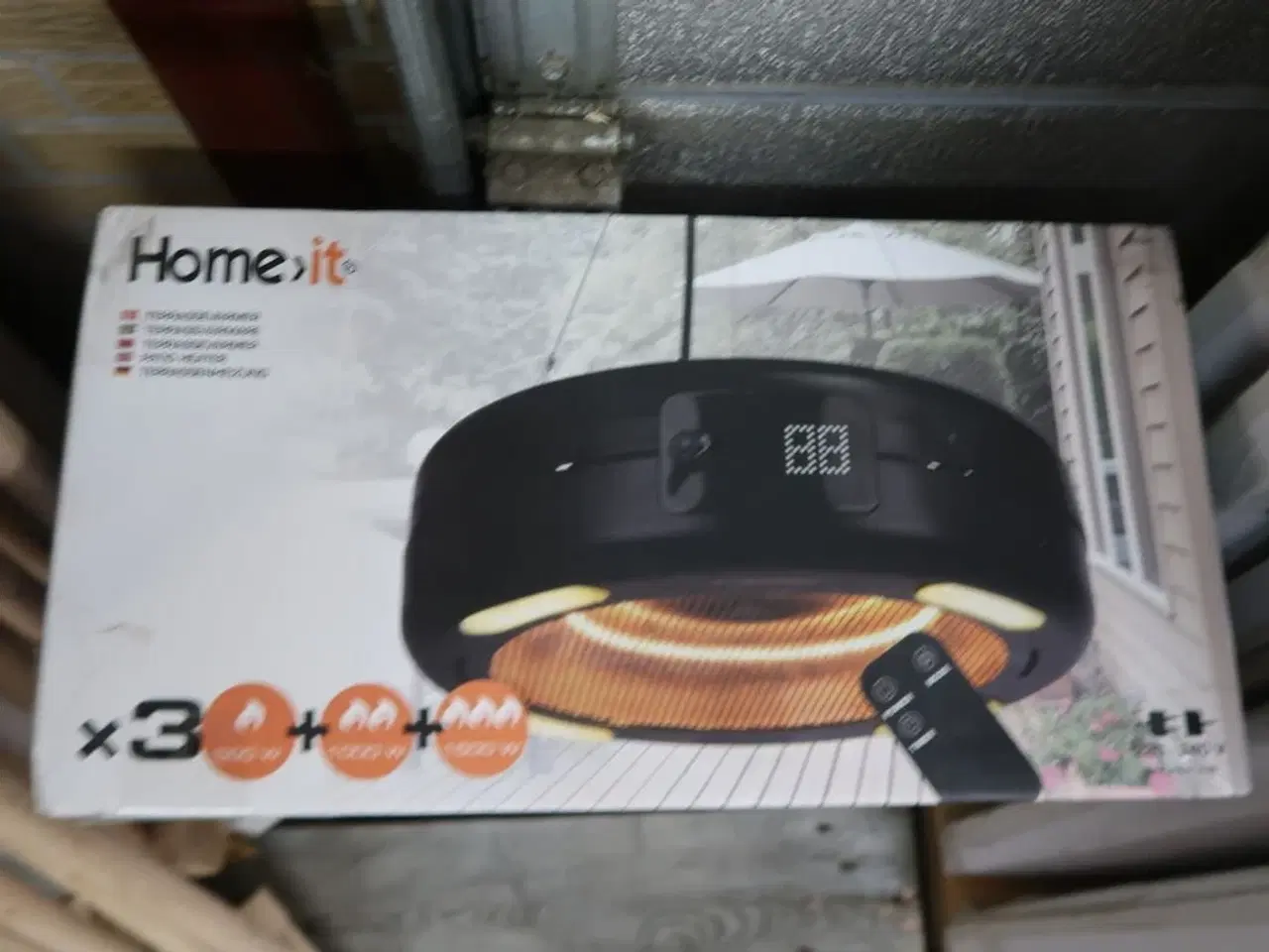 Billede 3 - HOME It® terrassevarmer med lys til ophæng 1500 Watt