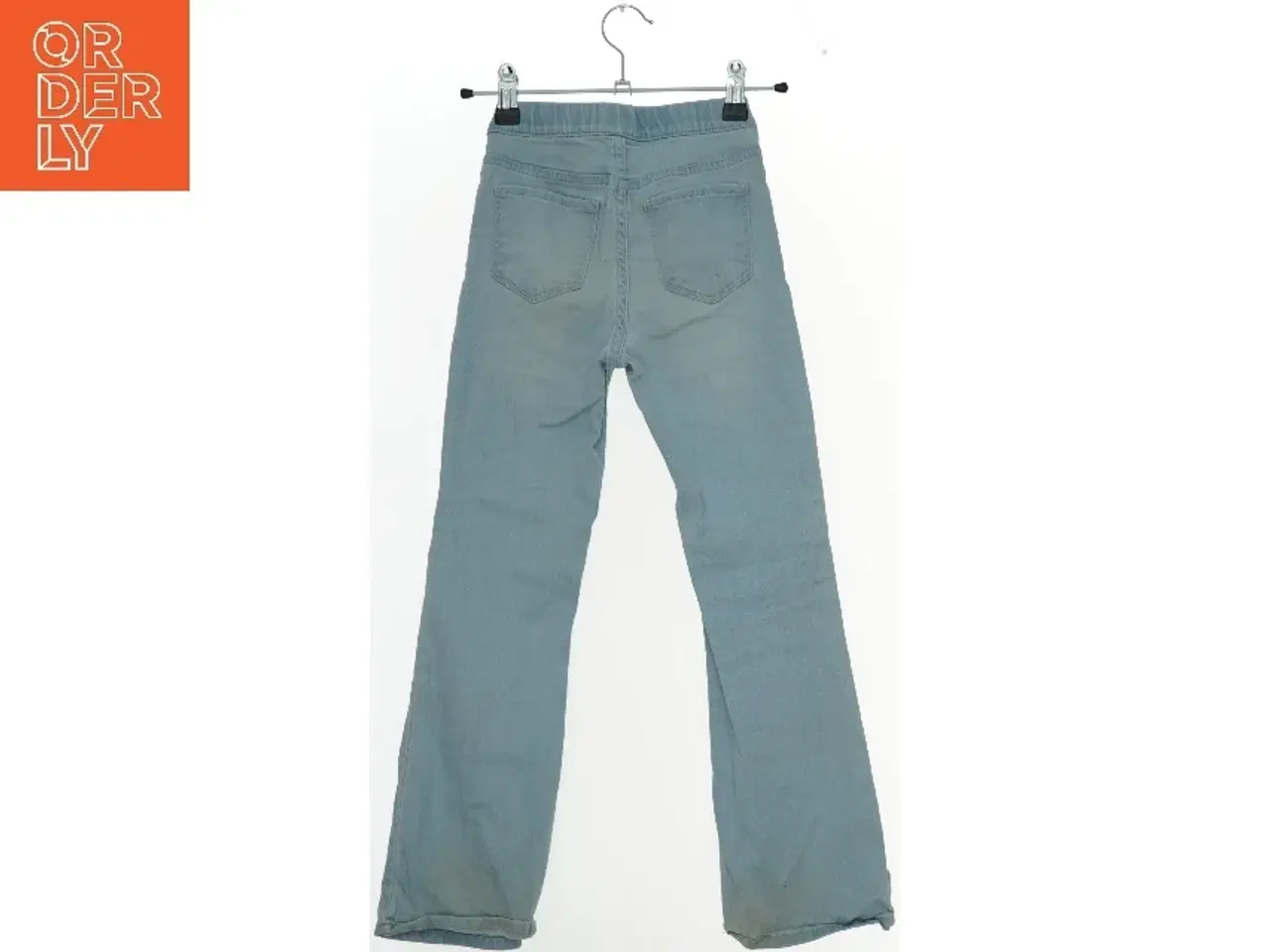 Billede 2 - Bukser med enhjørning broderi fra H&M (str. 128)