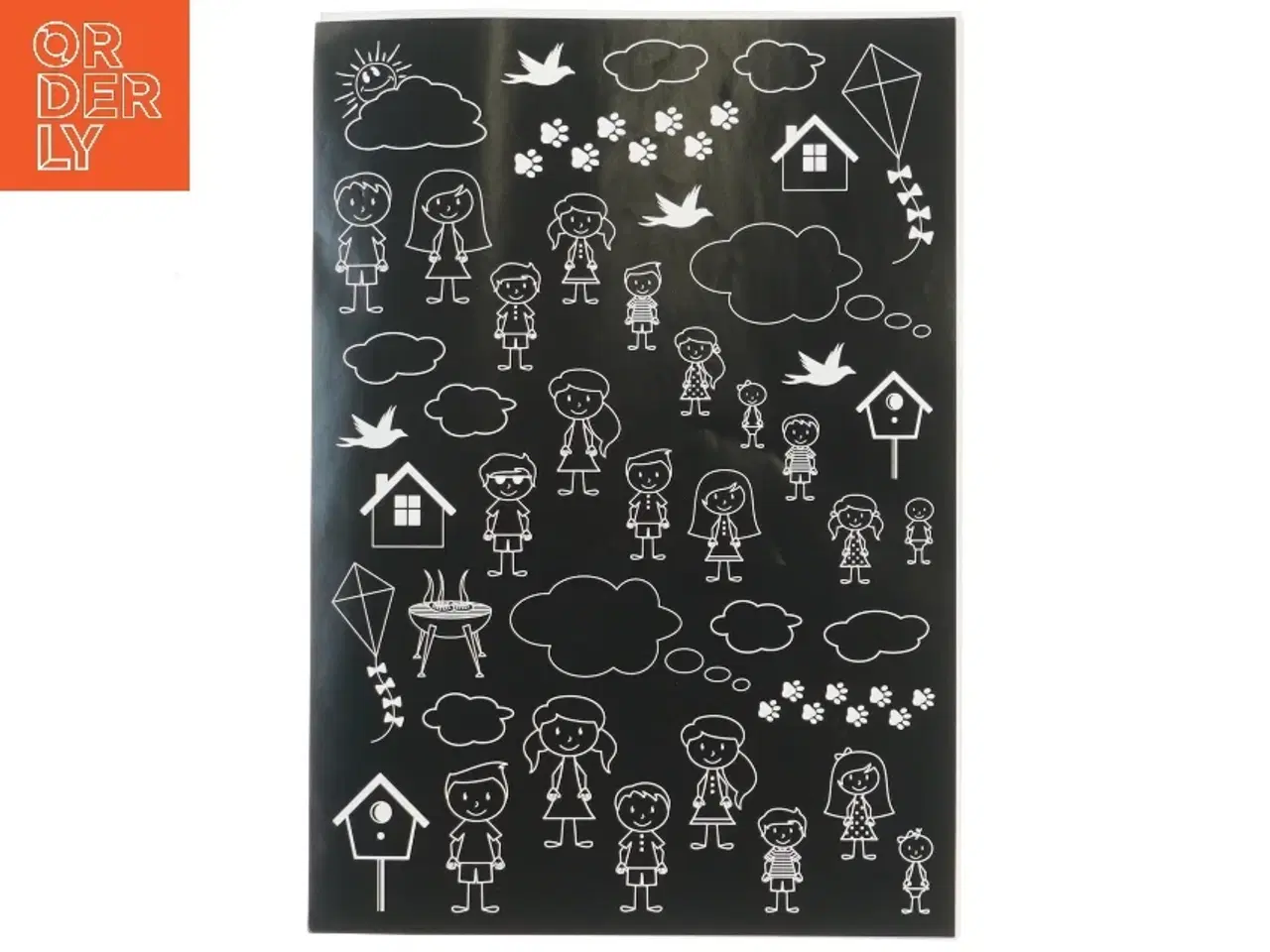 Billede 3 - Bogstav og tal klistermærker til postkasse (str. 21x30 cm)