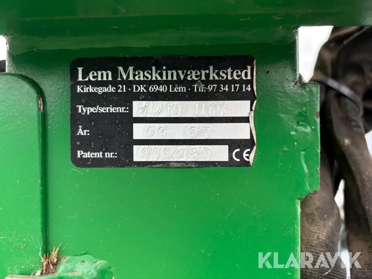 Billede 5 - Halm udlægger Lem maskinværksted HU10