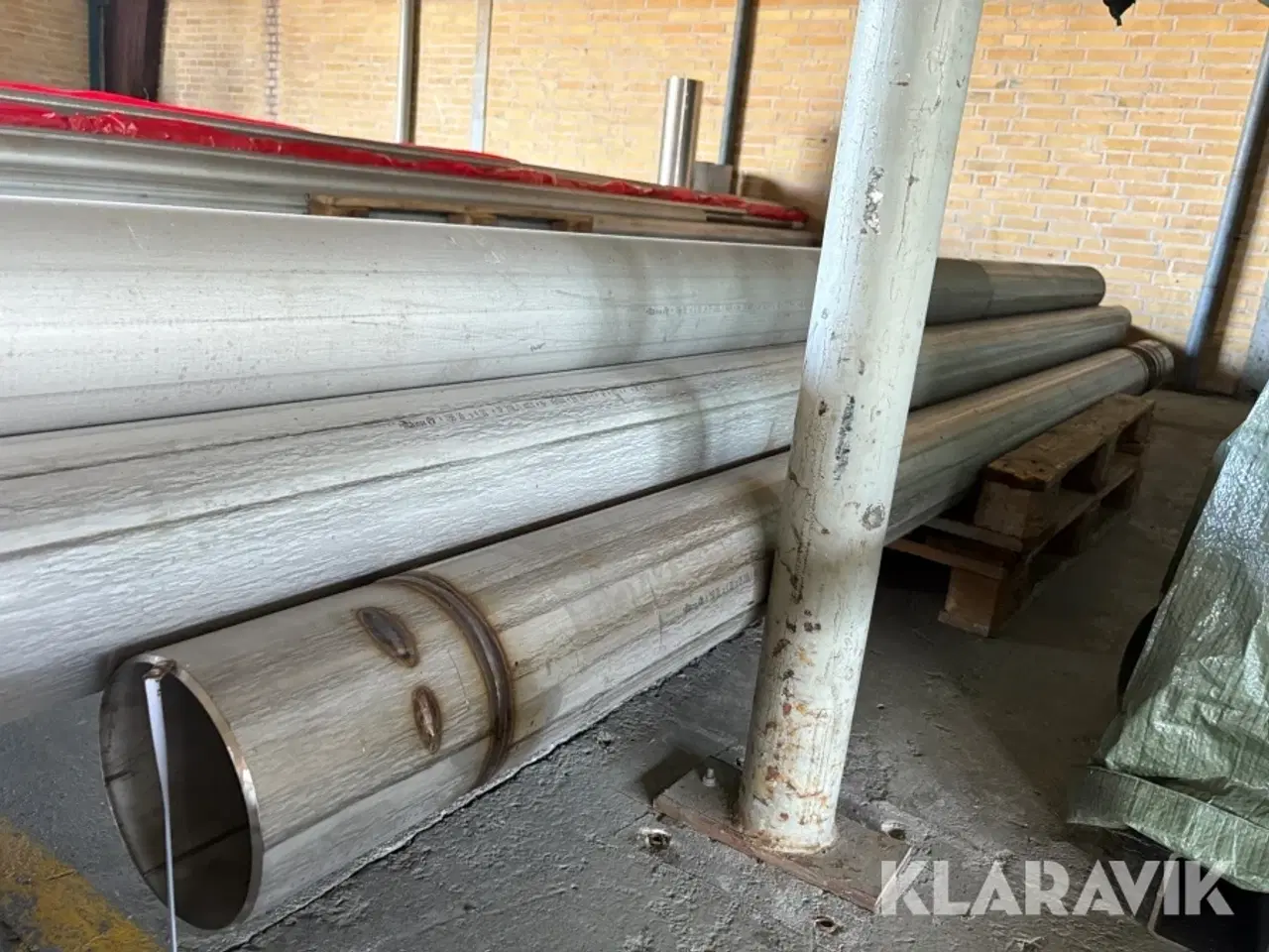 Billede 7 - Syrefast Rustfristål rør 12 styk