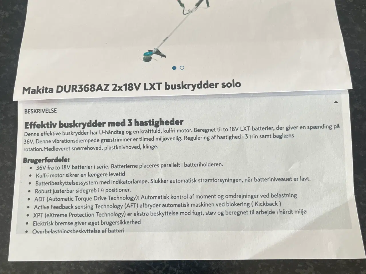 Billede 1 - Makita buskrydder 