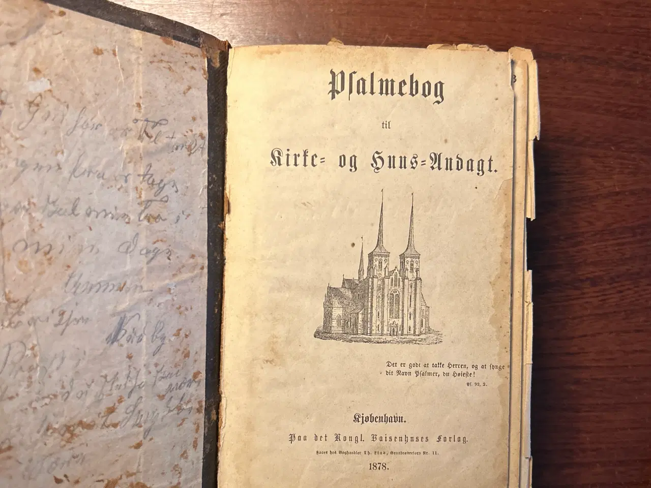 Billede 2 - Psalmebog til Kirke- og Huus-Andagt