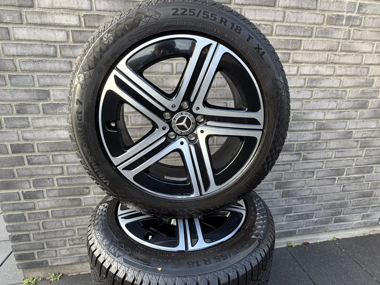 Billede 5 - Mercedes vinterdæk original fælge tpms 18 E-C-EQC