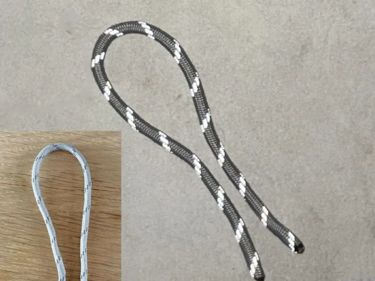 Billede 1 - 4 reflekssnore til at binde på tøj og tilbehør