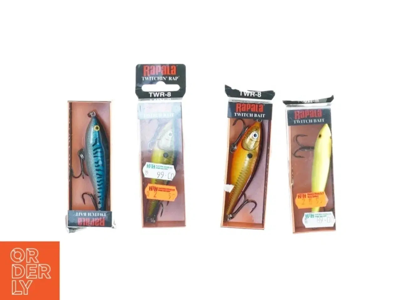 Billede 1 - 4 fiskeblink fra Rapala (str. 9 cm)