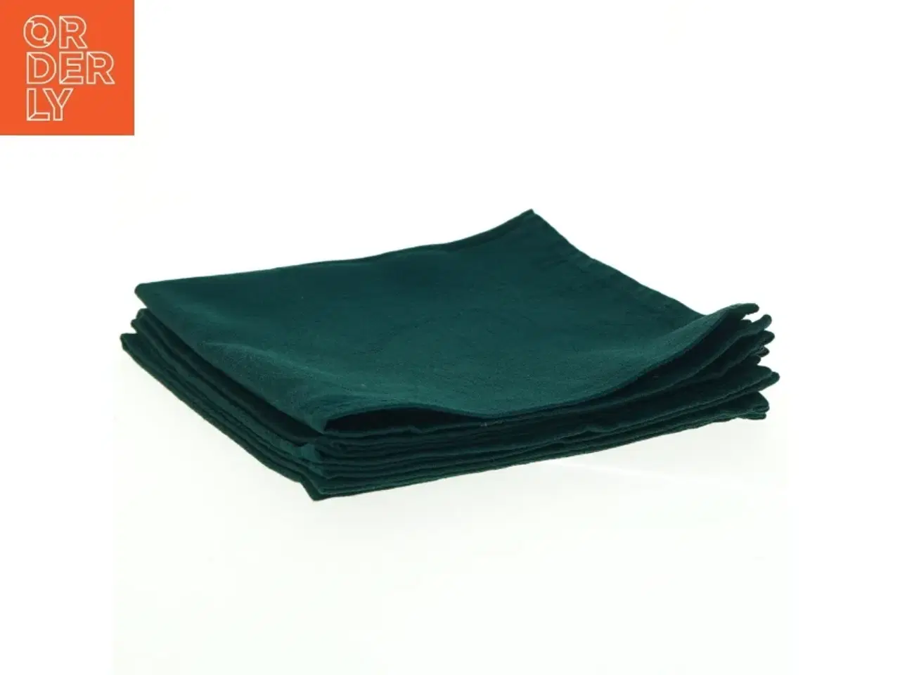 Billede 1 - Grønne stofservietter (str. 38 x 38 cm)