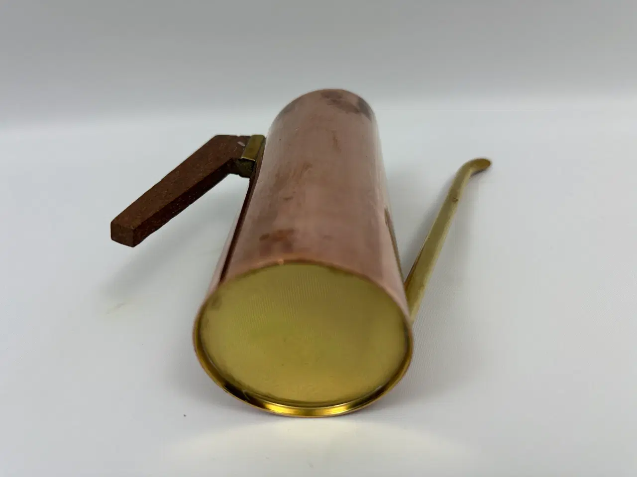 Billede 7 - Vintage messing / kobber / teak vandkande