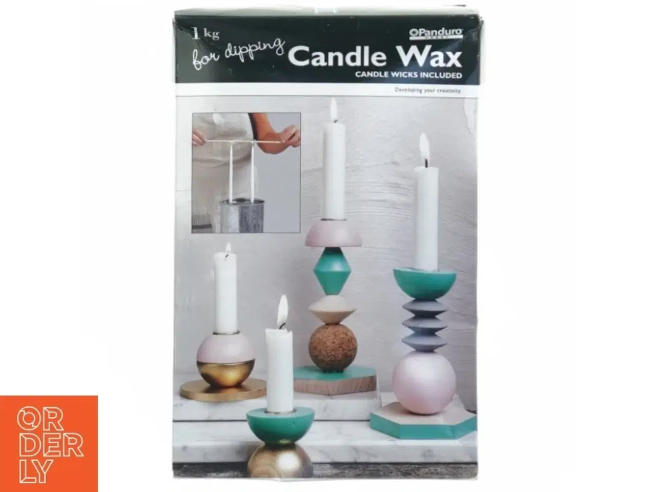 Billede 1 - Candle wax fra Panduro Hobby (str. Et kilo)
