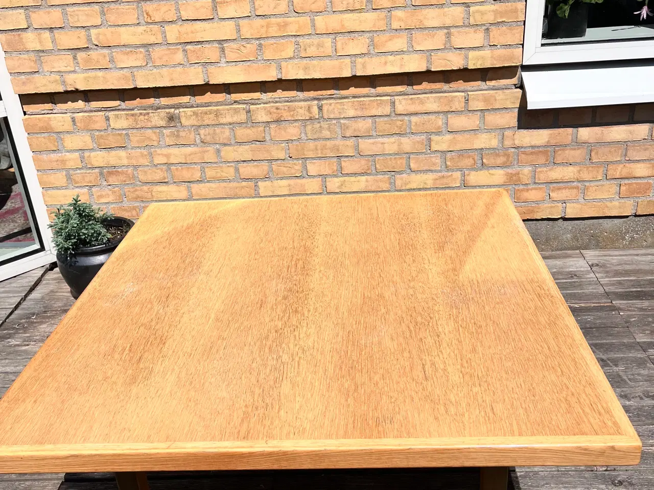 Billede 1 - Sofabord Wegner. Mat lakkert egetræ