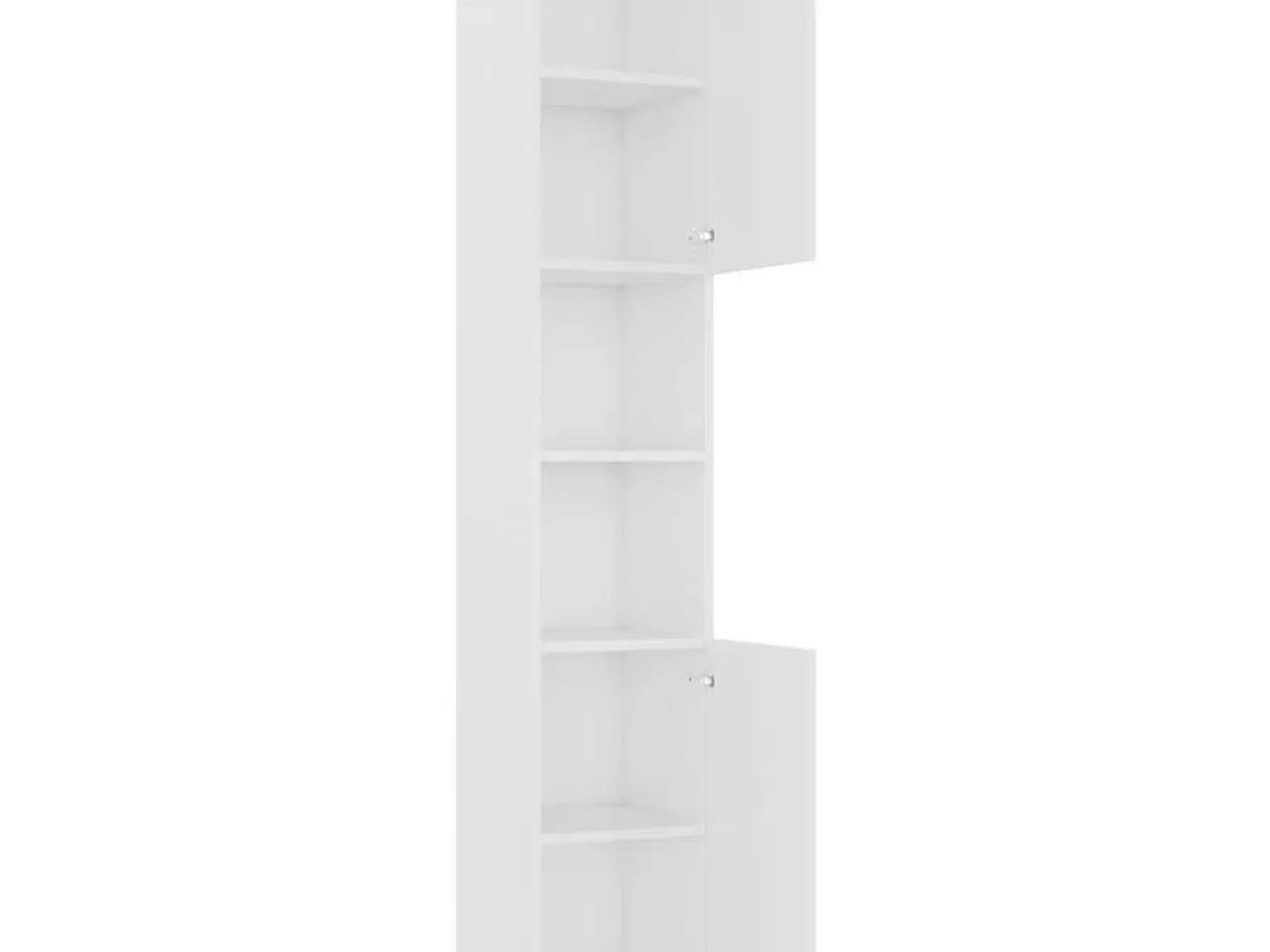 Billede 5 - Badeværelsesskab 30x30x179 cm konstrueret træ hvid