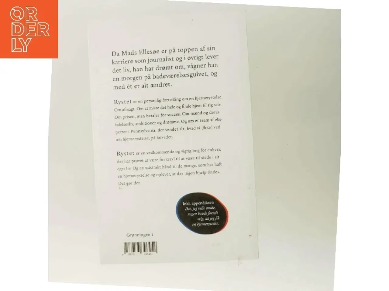 Billede 3 - Rystet : hvad der skete, da mit hoved gik i stykker af Mads Ellesøe (Bog)