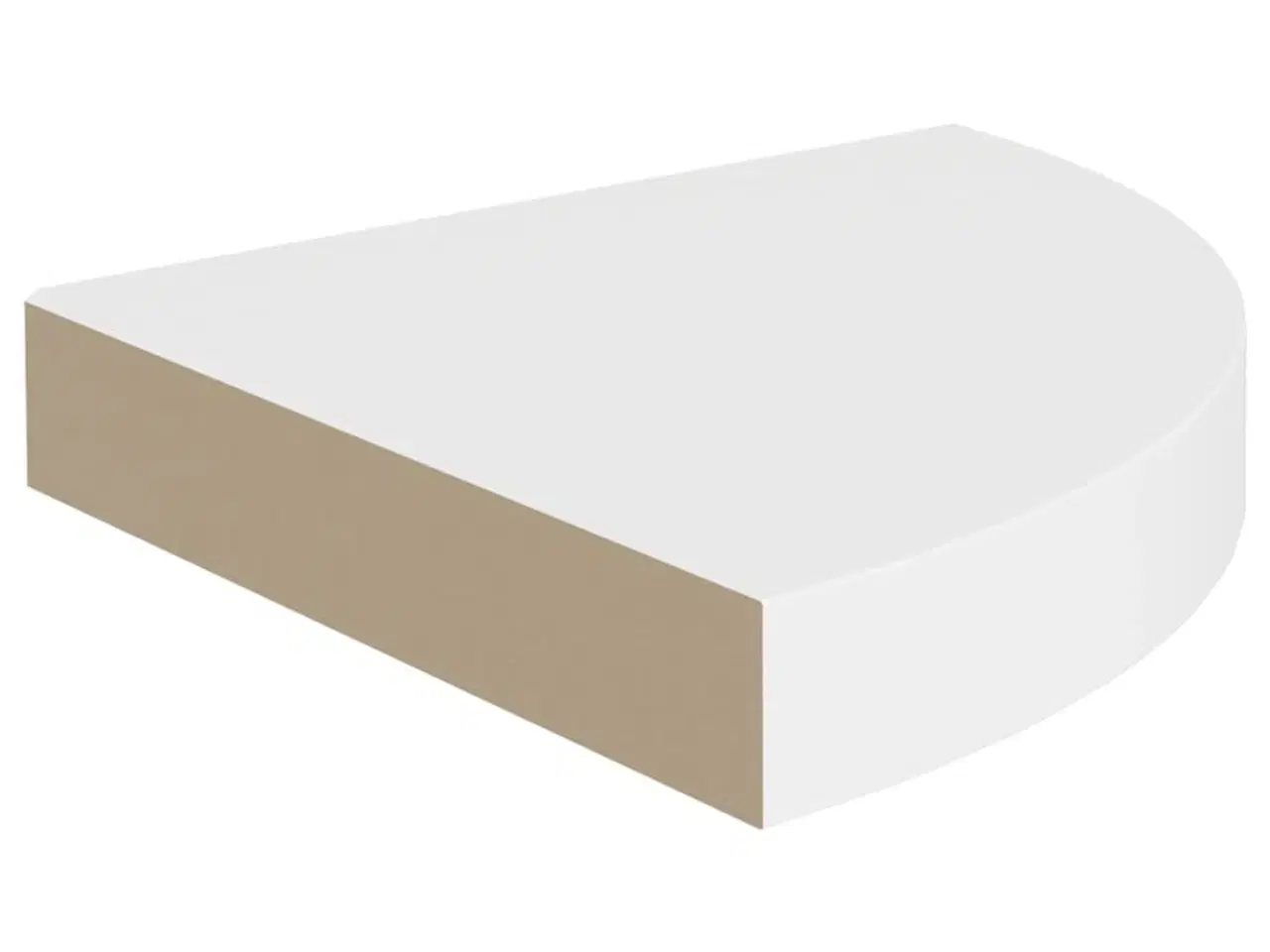 Billede 5 - Hjørnehylder 4 stk. 25x25x3,8 cm MDF hvid