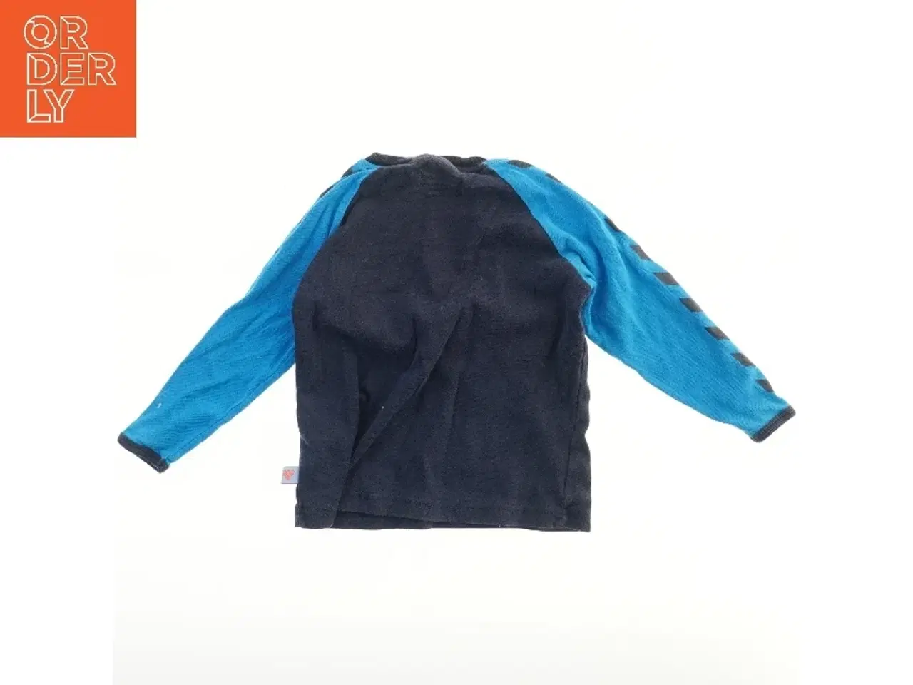 Billede 2 - Langærmet bluse med farvede ærmer fra Hummel (str. 92)