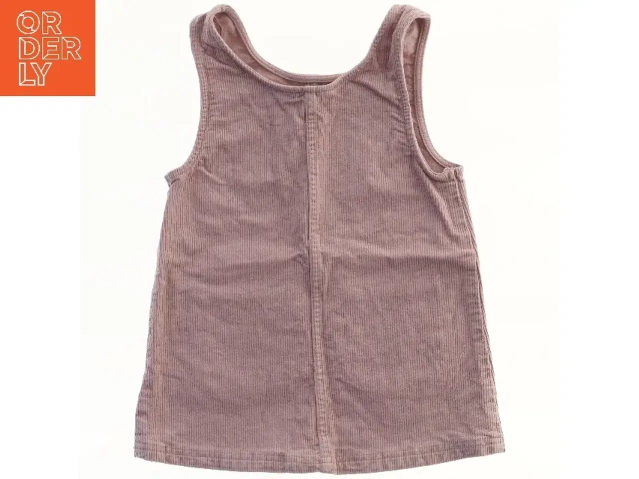 Billede 1 - Kjole i rosafløjl fra H&M (str. 98)