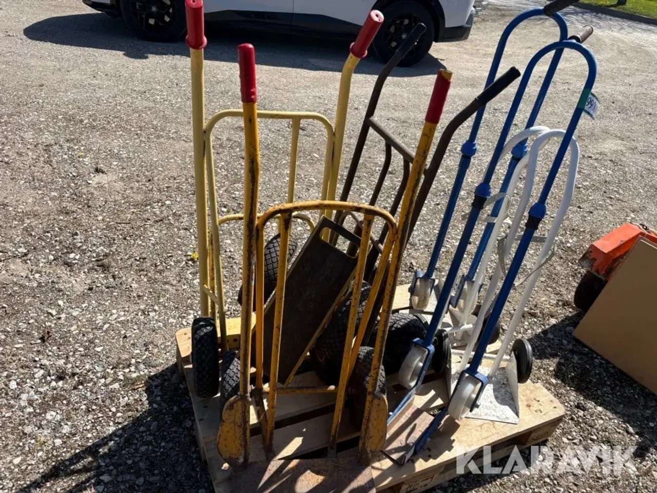 Billede 3 - parti sækkevogne og transportvogne