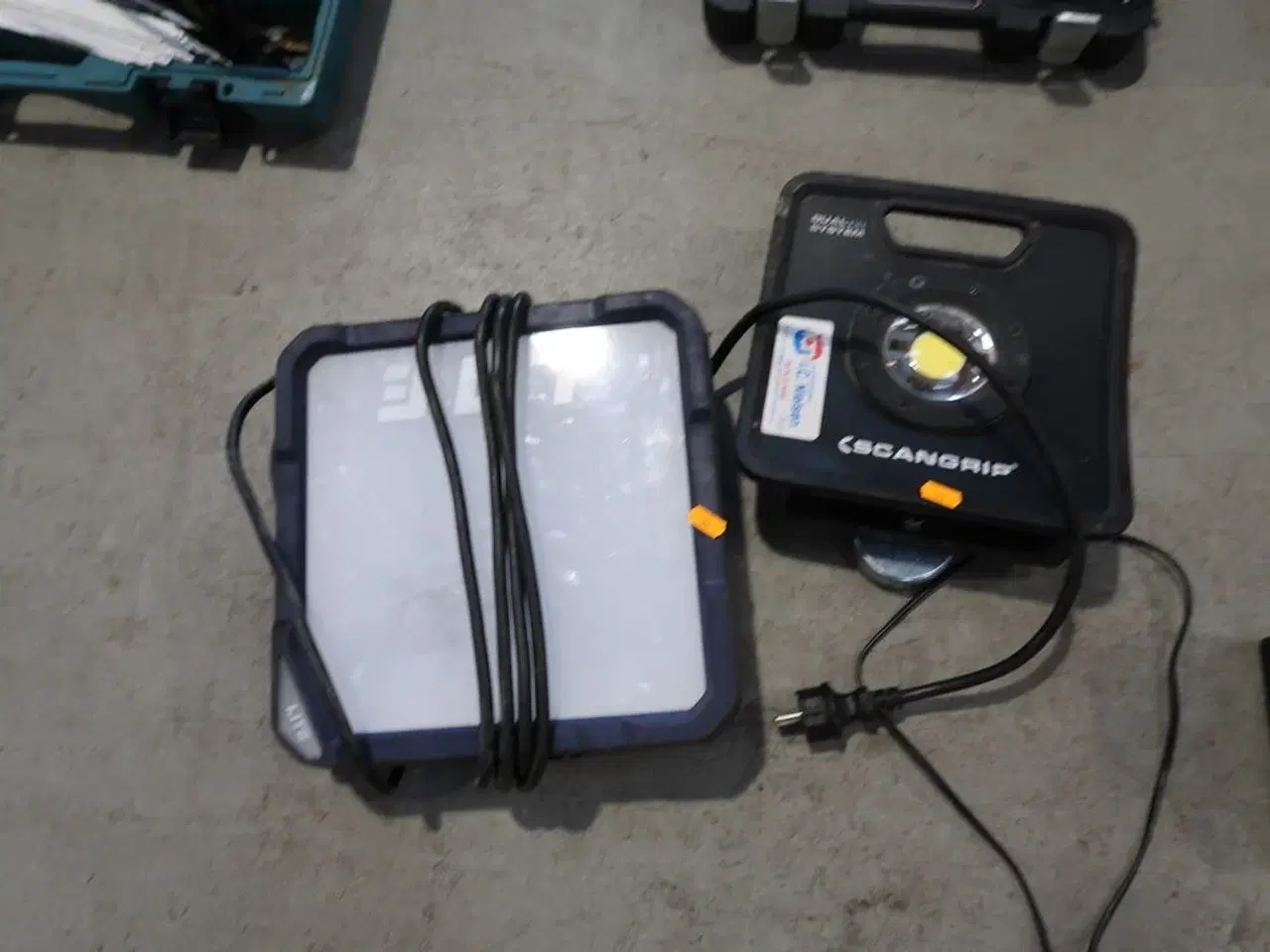 Billede 1 - 2 stk. arbejdslamper SCANGRIP m.fl.
