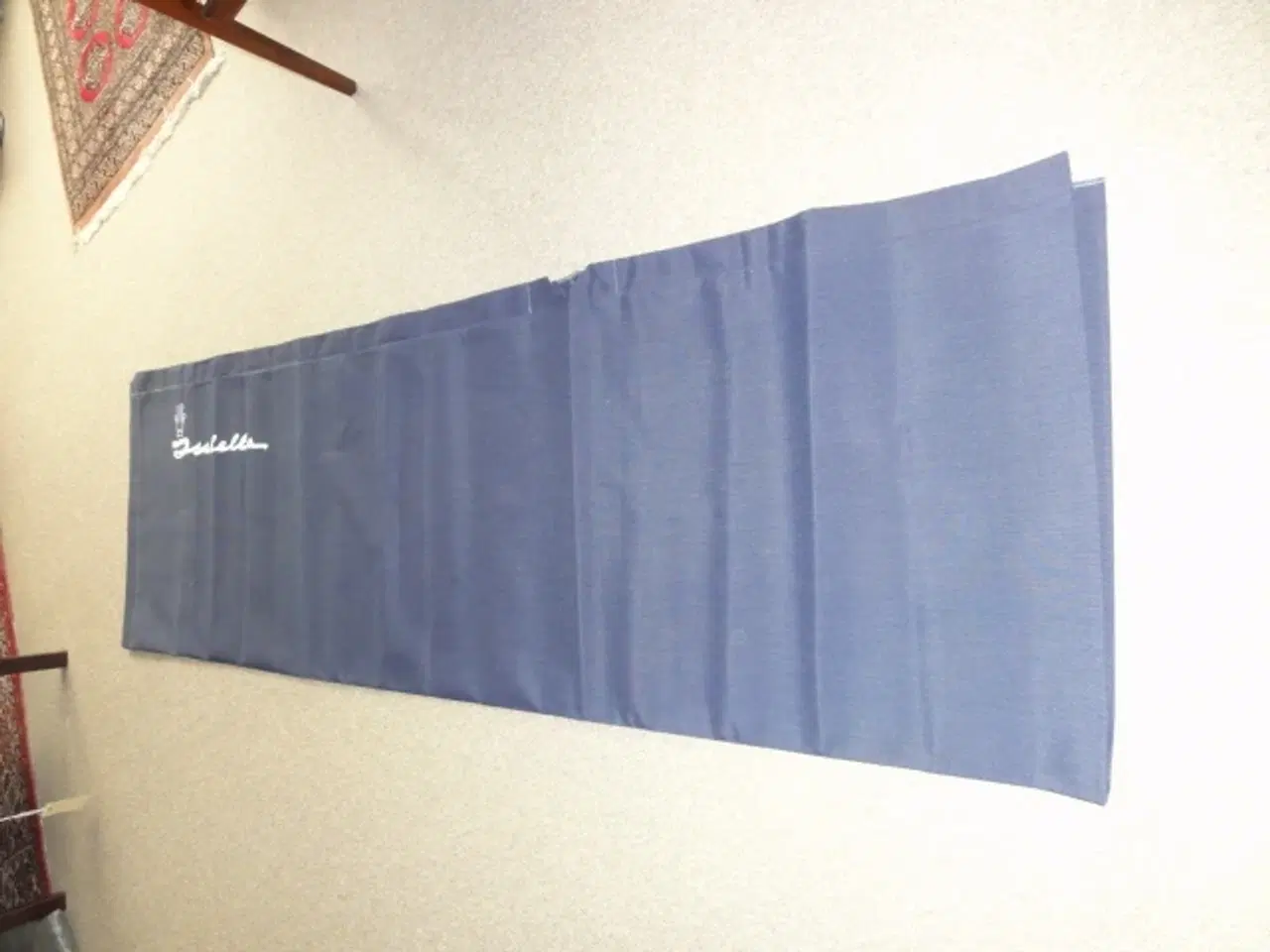 Billede 2 - Isabella 3 fløjet læsegl i blå. 450 x140 cm.