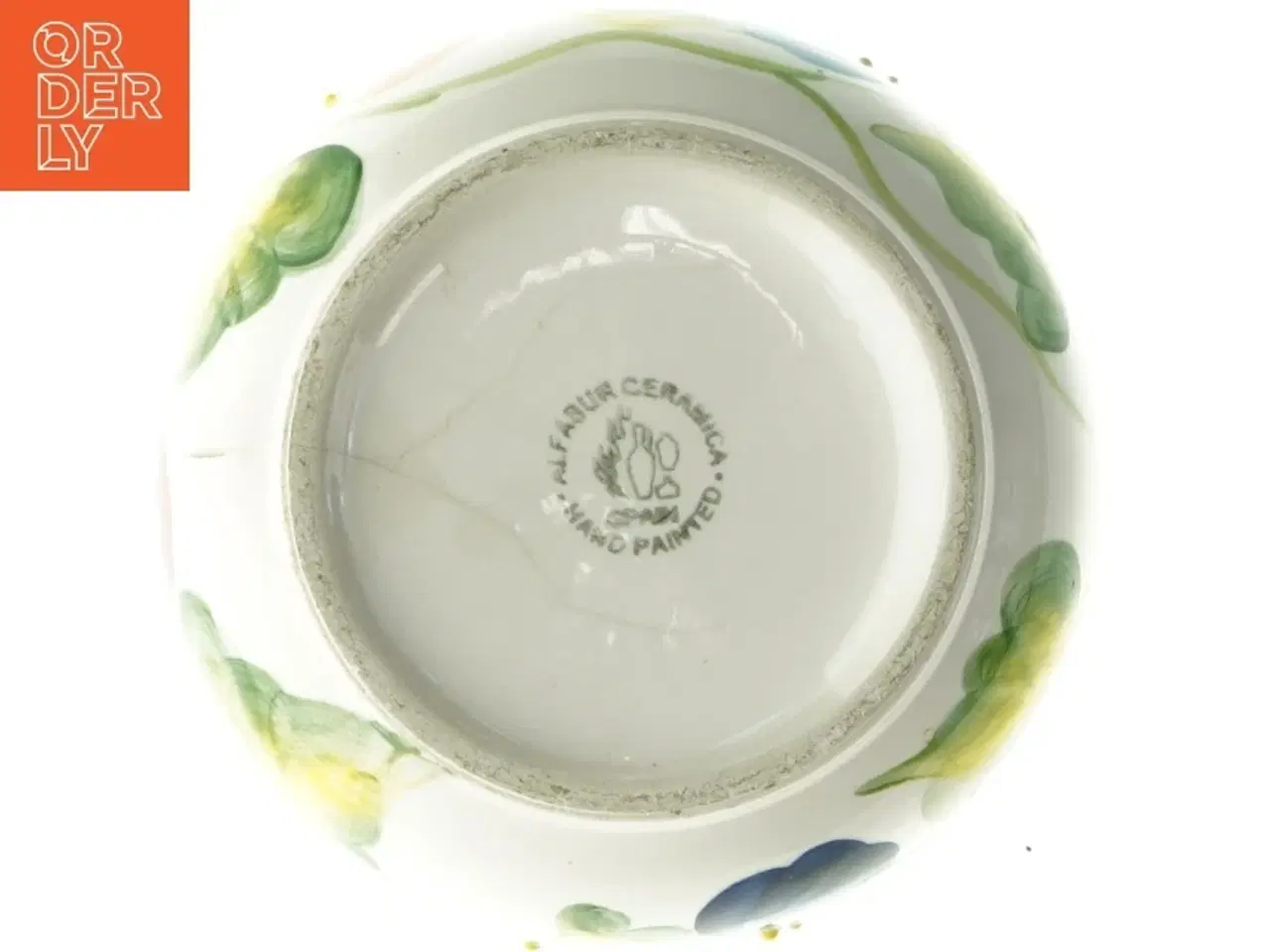 Billede 2 - Håndmalet spansk keramikskål (str. Diameter, 15 cm h 7 cm)