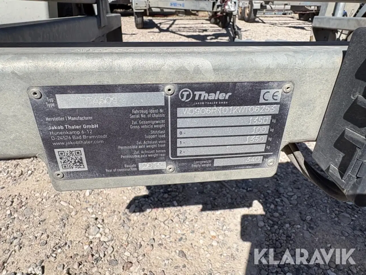 Billede 5 - Kabeltrailer Thaler TTA 509