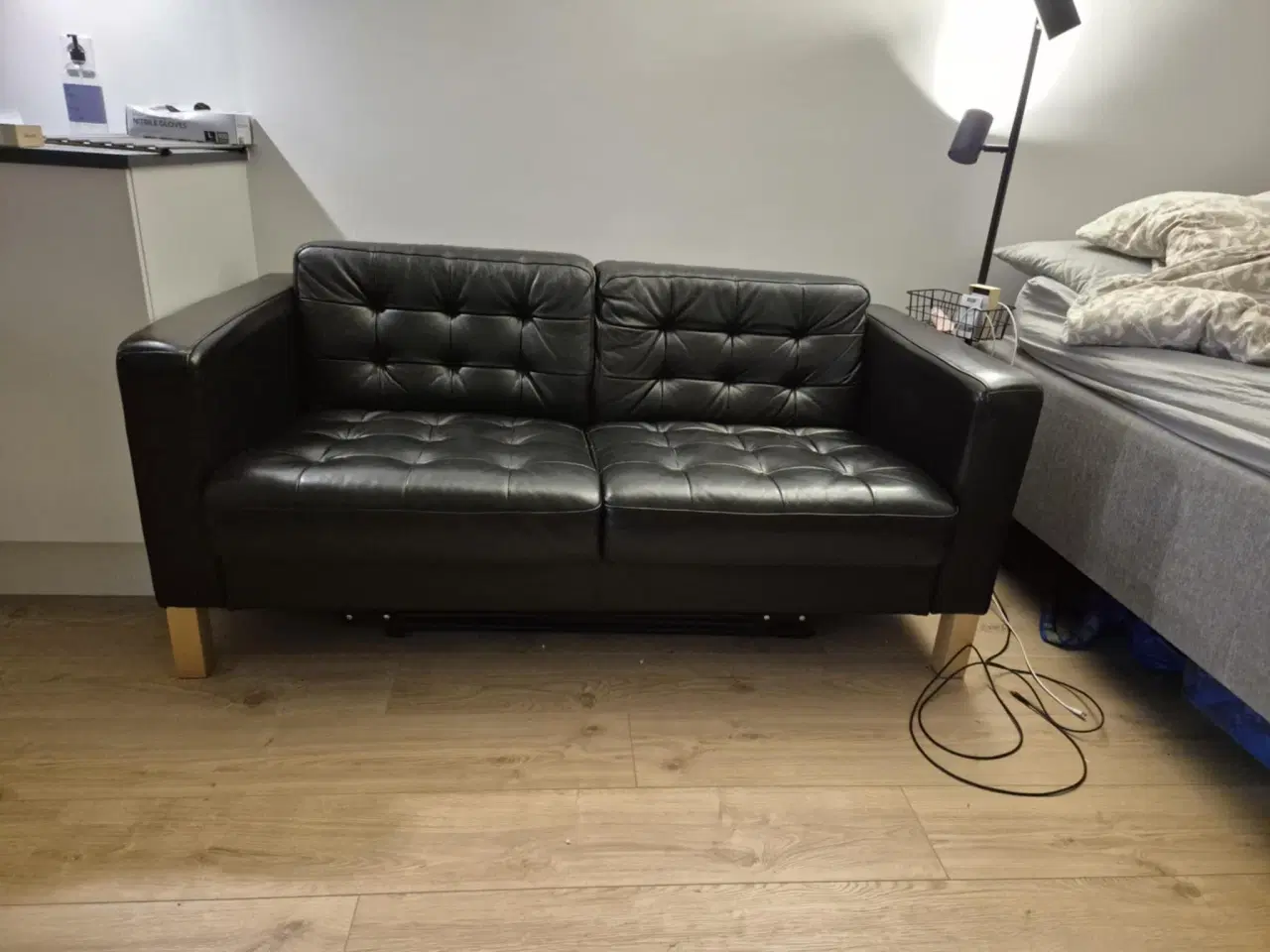 Billede 1 - Ikea Landskrona lædersofa
