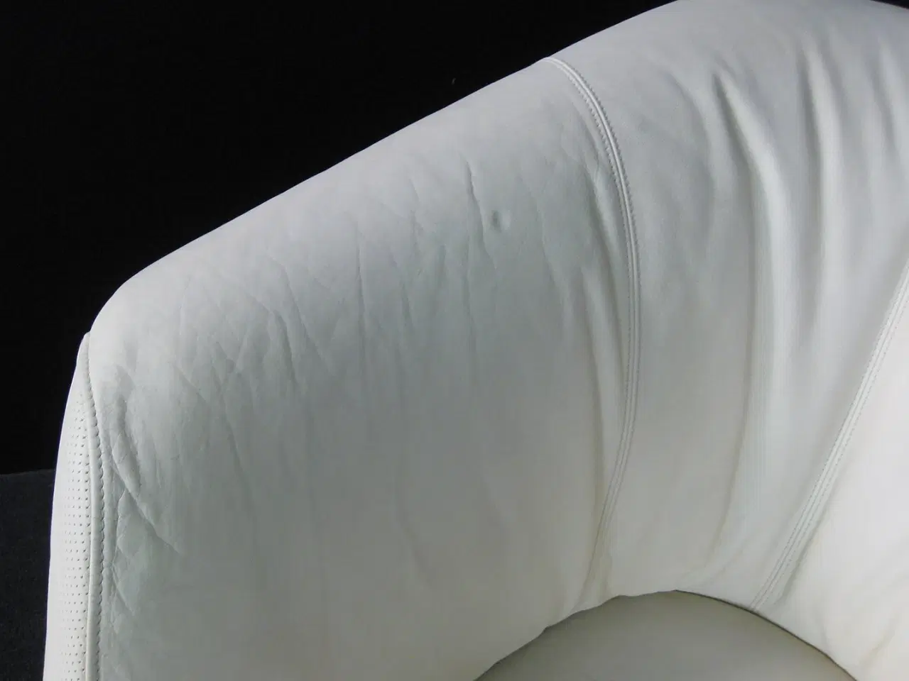 Billede 6 - Hvid læder sofa
